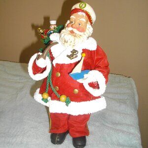 Clothique by Possible Dreams Captain Clause Santa Christmas figurine.